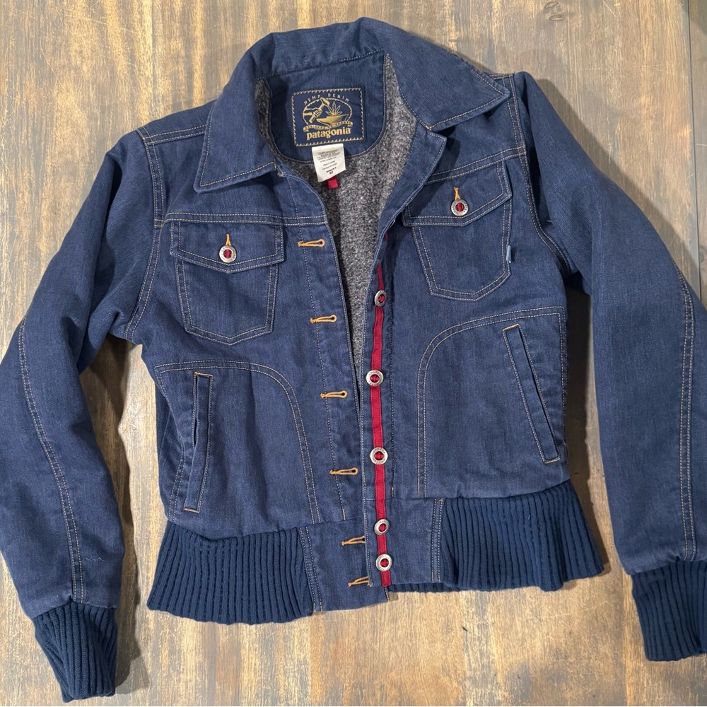 Patagonia Rhythm Boa Denim Jacket